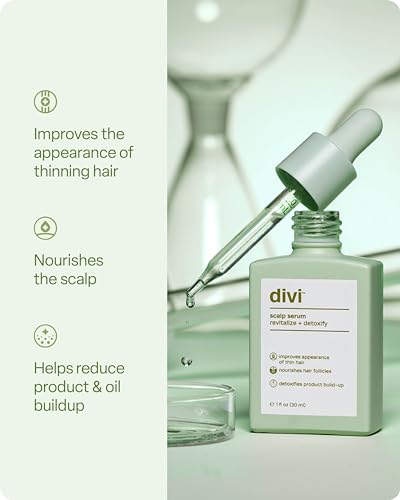 Divi Hair Scalp Serum for Women and Men - Revitalize and Balance Your Scalp - Improves Appearance of Thinning Hair