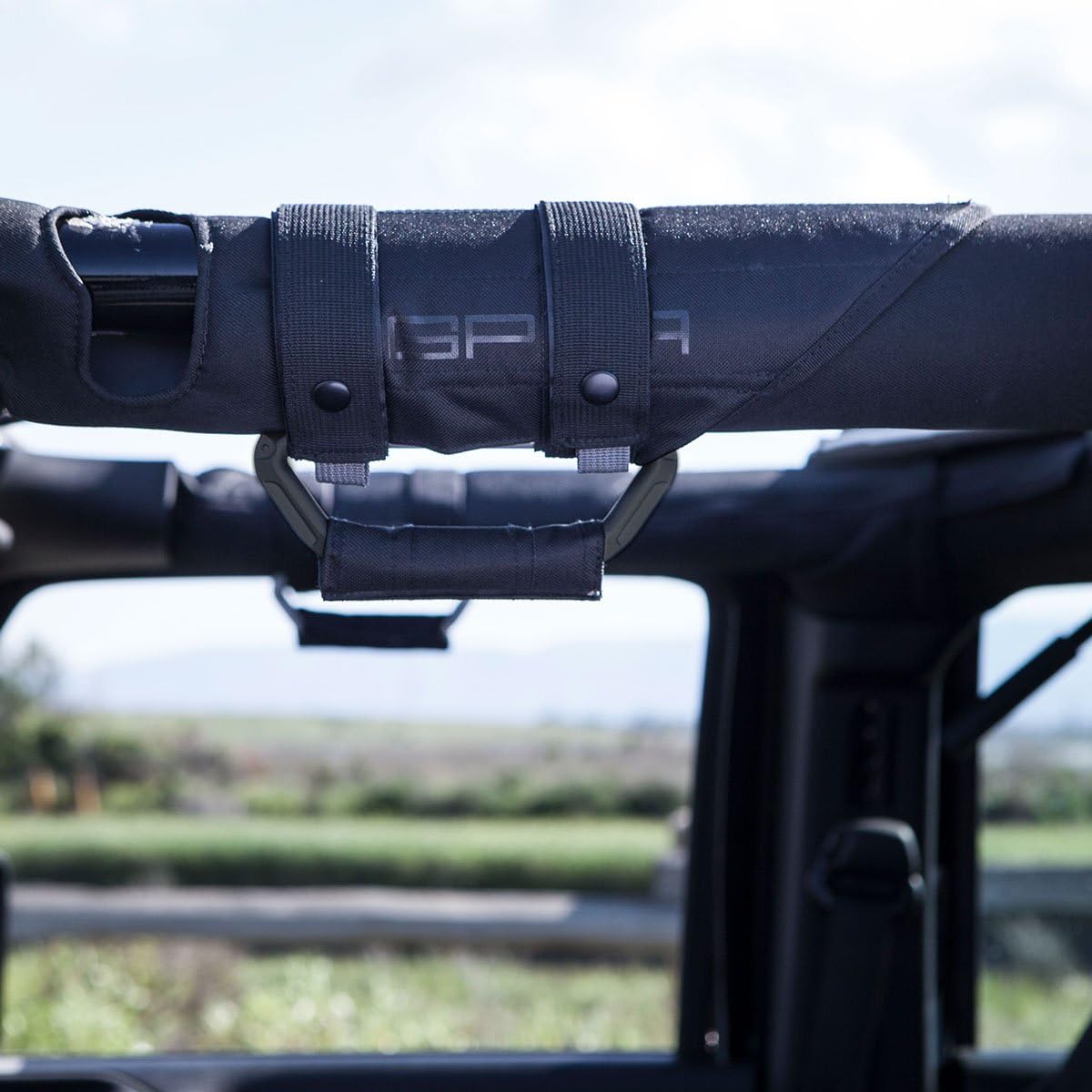 GPCA GP-Grip PRO Grab Handle for Wrangler JL JT JK Sport Sahara Rubicon Gladiator 4DR/ 2DR 2007-2022 w/ 3 roll bar. Universal to Driver and