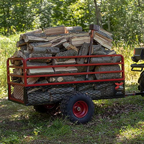 YUTRAX® HC1750 Trailer, Heavy-Duty Trailer, 1750 lb. Load Capacity, Heavy-Duty Steel Construction, Haul 28 Cub Feet, Minimal Assembly