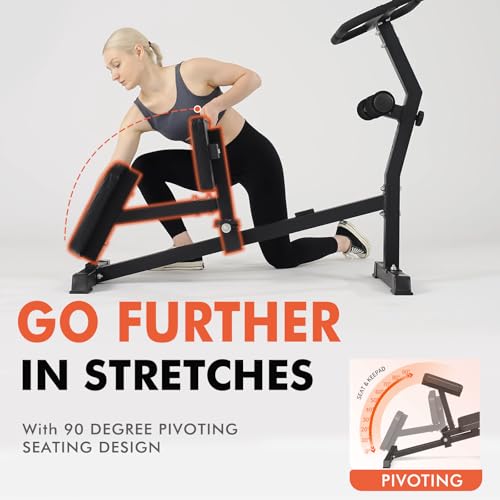 GMWD Stretch Machine, Full Body Stretching Equipment for Flexibility Training, Adjustable Leg Stretcher Machine, Lower Back Stretcher