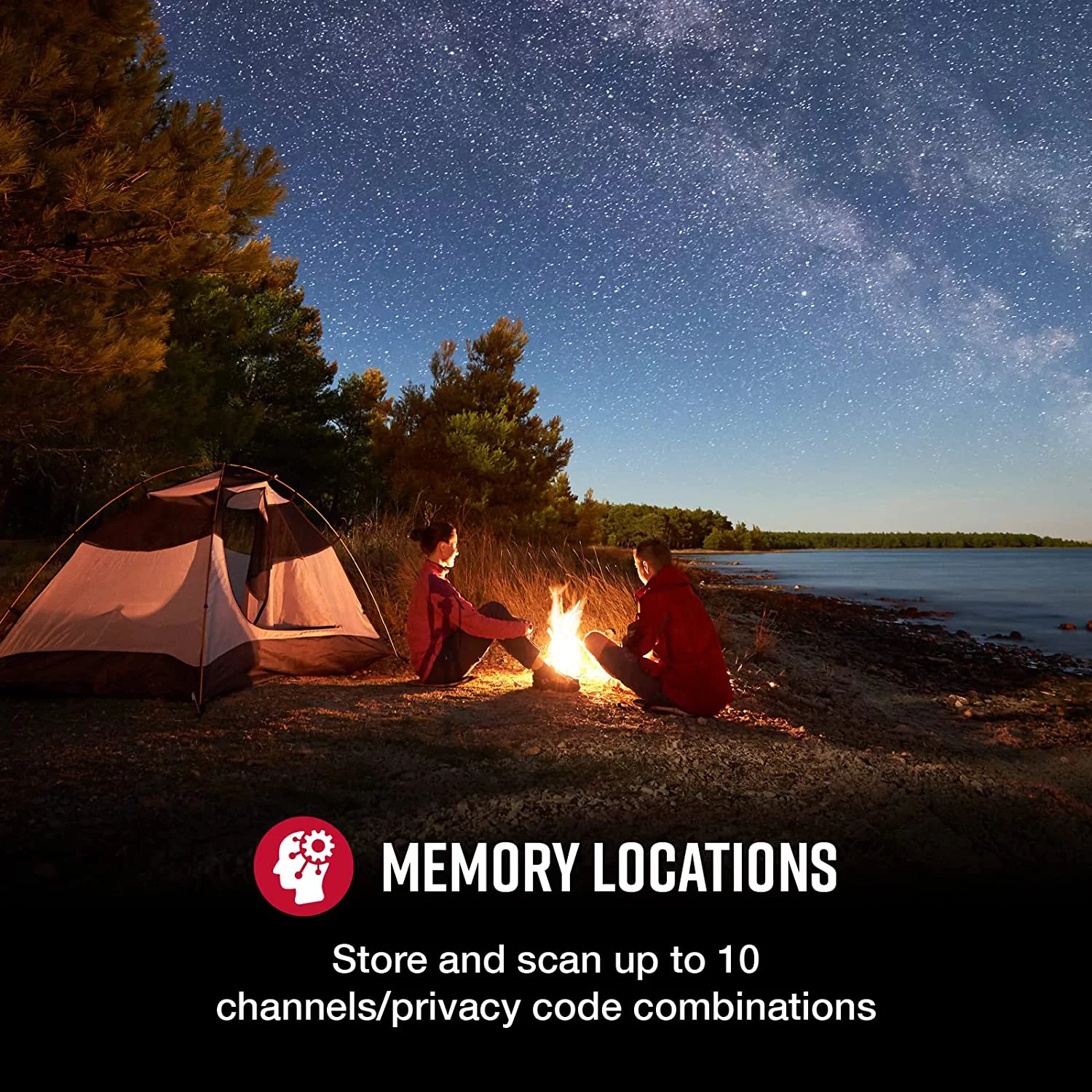 Cobra CXT1095 3PH Emergency Two-Way Radios (3-Pack) IP67 Certified Waterproof Walkie Talkies
