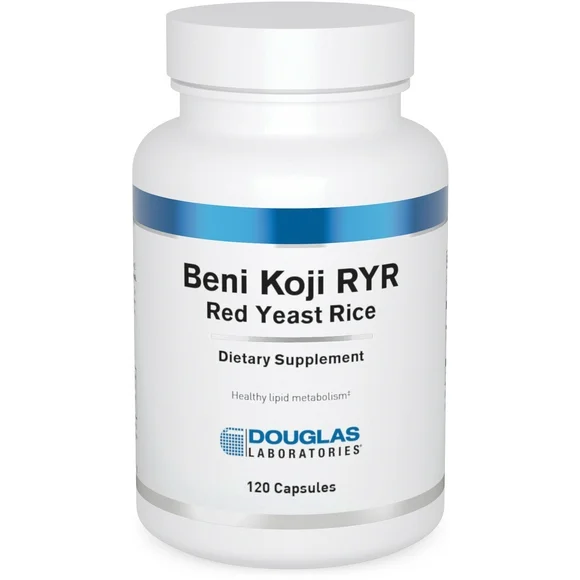 Douglas Laboratories Beni Koji Red Yeast Rice | Fermented Red Yeast Rice to Support Healthy Blood Lipid Metabolism* | 120 Capsules