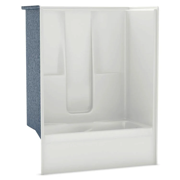 Tub and Shower Module 60 x 33 x 77 Inch AcrylX Left Hand White 1 Pieces