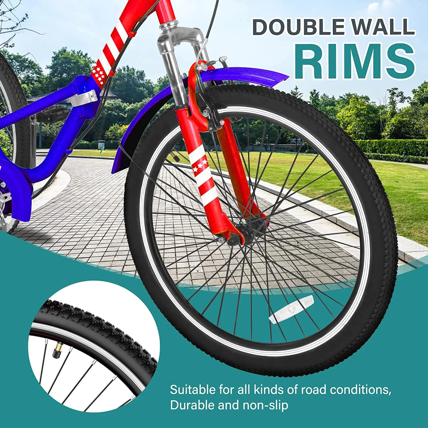 MOONCOOL Adult Folding Tricycle for Adults, 7 Speed 20/24/26 inch 3 Wheels Bikes with Basket, Foldable Tricycle for Adults, Women, Men, Seniors