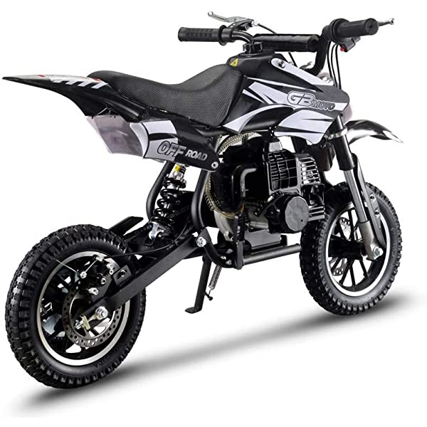 XtremepowerUS 49CC 2-Stroke Gas Power Mini Pocket Dirt Bike Dirt Off Road Motorcycle Ride-on (Blue)