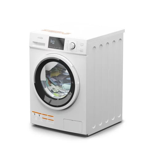KoolMore 2.7 Cu. ft. All-in-One Washer & Dryer Combo in White.
