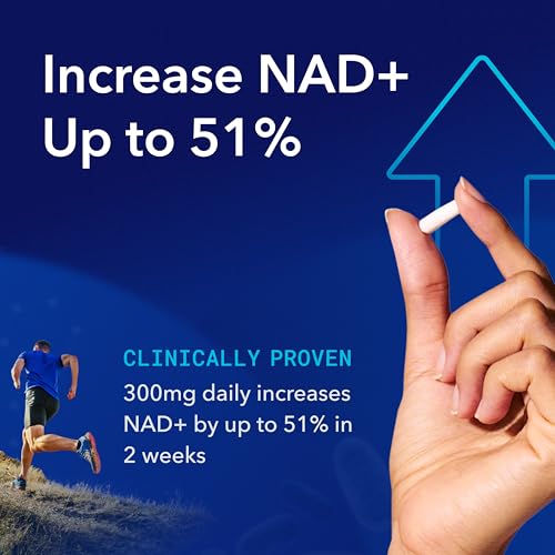 TRU NIAGEN Patented NAD Supplement for Anti Aging and Cell Regeneration, 300mg Niagen, 30 Servings | Supports Cellular Energy, Brain