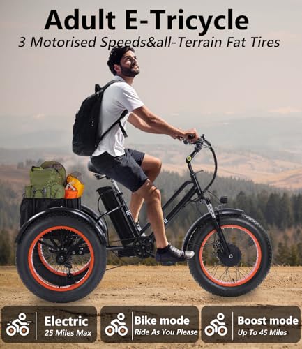 Adult Electric Tricycle Adult Tricycle 3 Wheel Bikes Adults Electric Three Wheel Bike - Radiant Selections