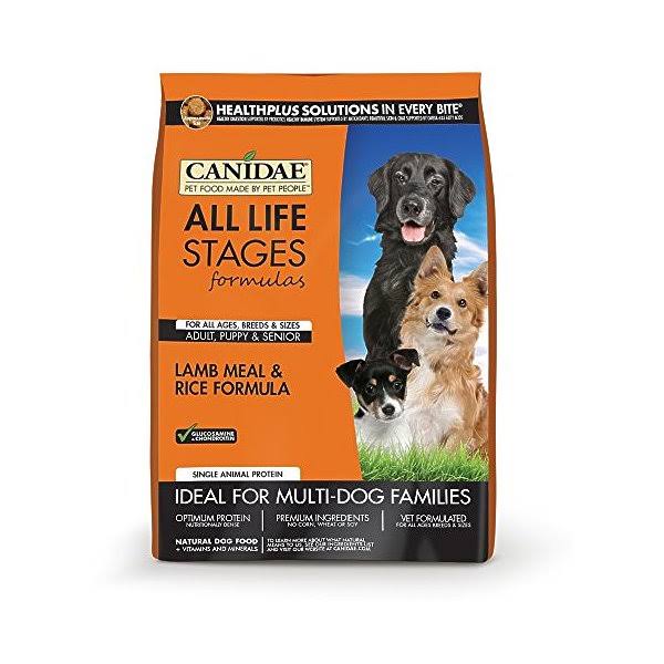 Canidae All Life Stages Dog Dry Food Lamb Meal u0026 Rice Formula, 15 lbs