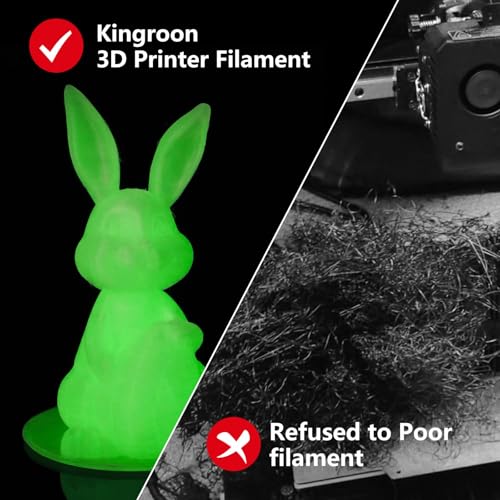 Kingroon Silk PLA Bundle 3D Printer Filament, Dimensional Accuracy +/- 0.03 mm, 10 kg Spool(22lbs)