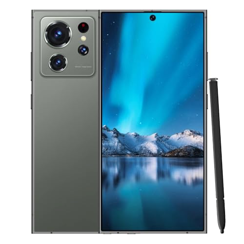 S24 Ultra Unlocked Cell Phones Smartphone with Built-in Pen 8+256GB Android 13 Phones 6.8" HD Screen Dual SIM 108MP+48MP Camera 6800 mAh (Green)