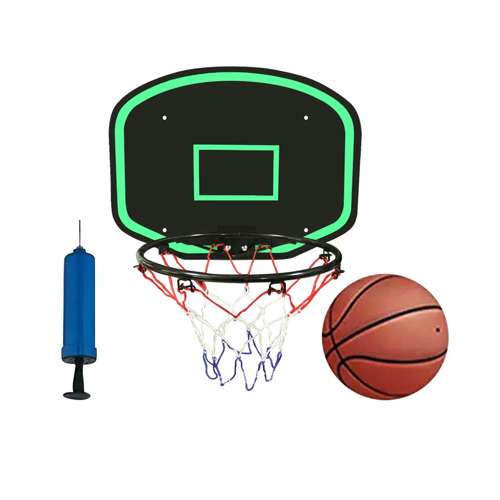 Trampoline Basketball Hoop Basketball Hoop Sturdy with Pump Universal Basketball Training Easy to Install Basketball Toy Accessories