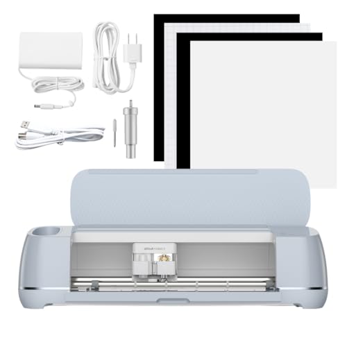 Cricut Maker 3 - Smart Cutting Machine, 2X Faster & 10X Force, Matless Cutting with Smart Materials, Cuts 300+ Materials, Bluetooth Connectivity