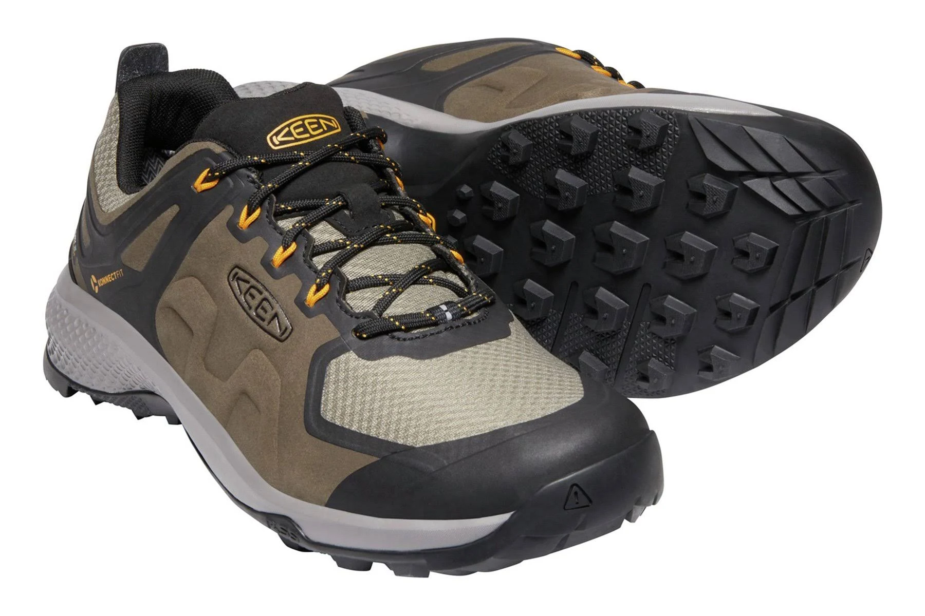 Keen Men&s Explore Waterproof Shoe - 9 - Canteen / Brindle