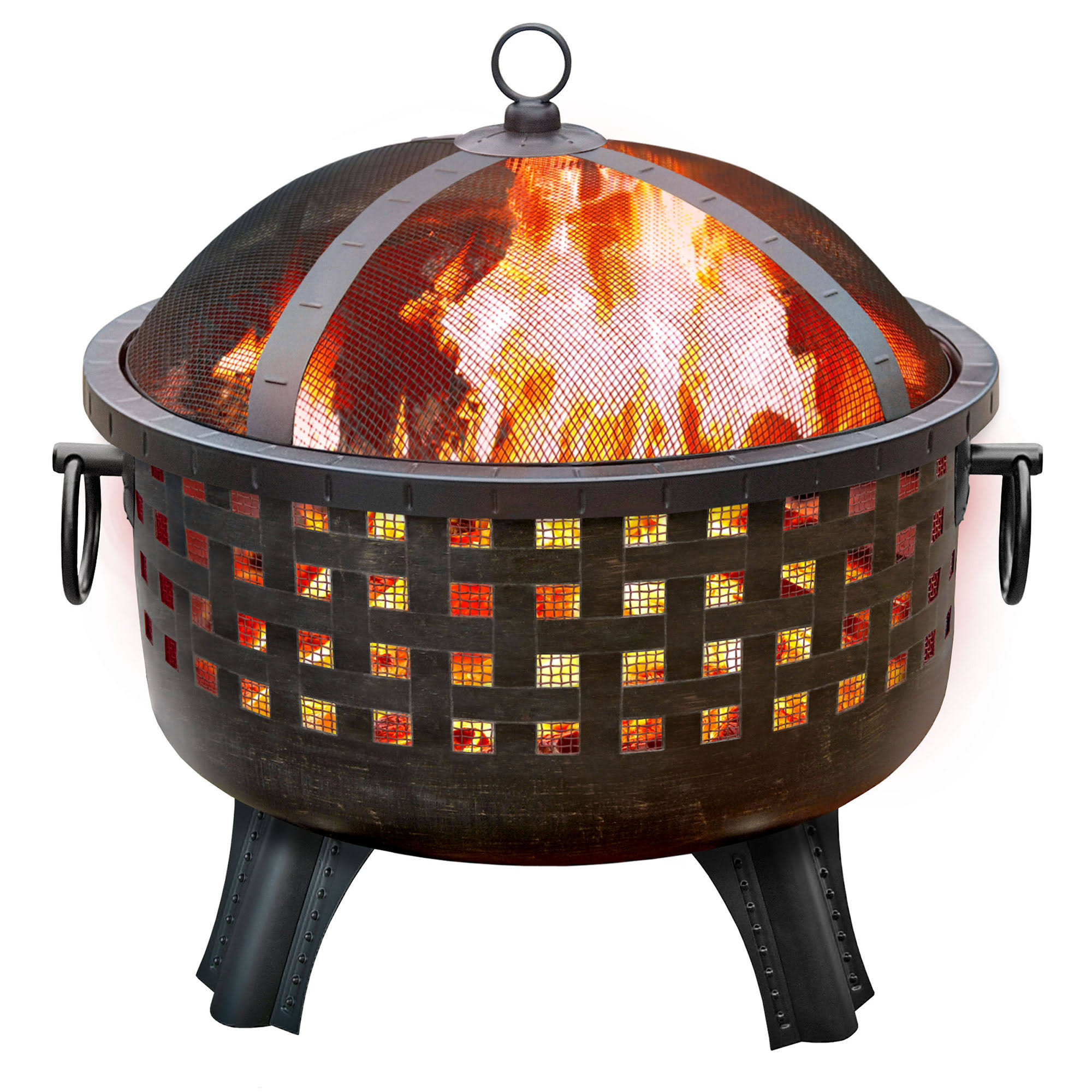 Landmann Garden Lights Savannah Antique Bronze Fire Pit