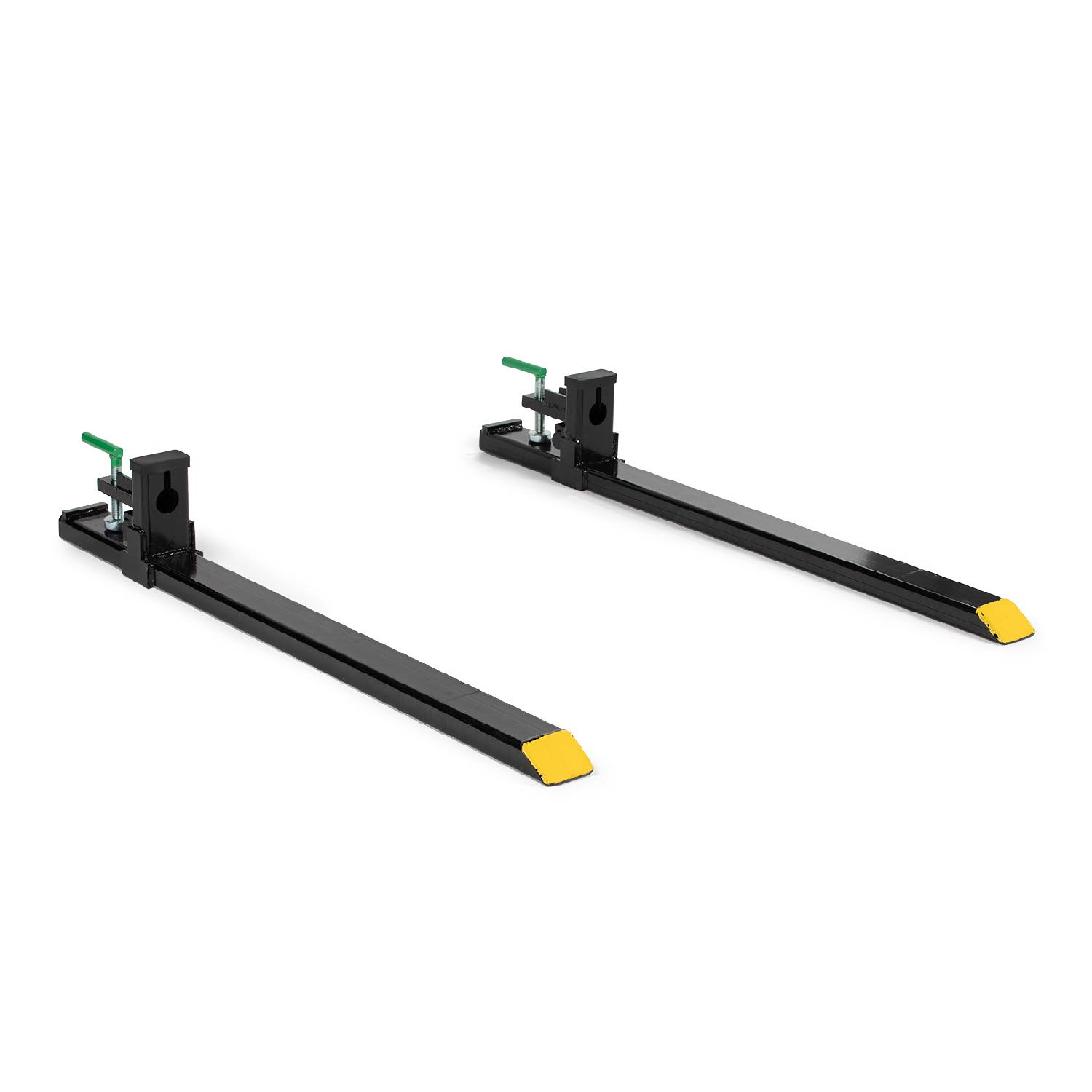 Titan 43 HD Clamp on Pallet Forks 4000 lb Capacity Loader Bucket Tractor