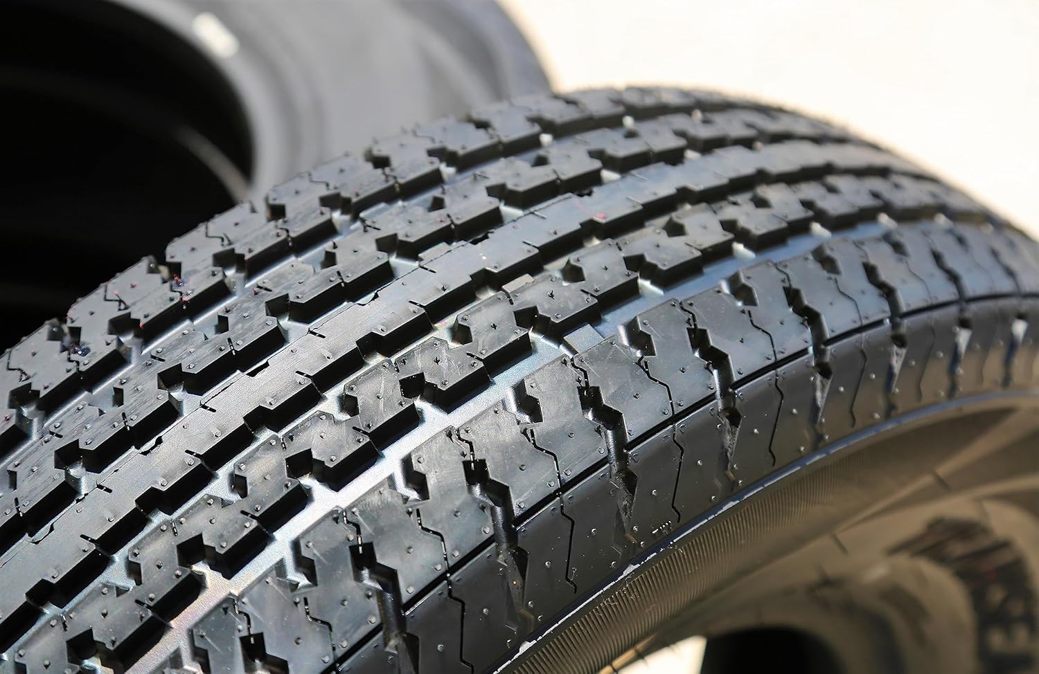 Set of 2 (TWO) Transeagle ST Radial II Premium Trailer Radial Tires-ST205/75R14 205/75/14 205/75-14 105/101L Load Range D LRD 8-Ply BSW Black Side