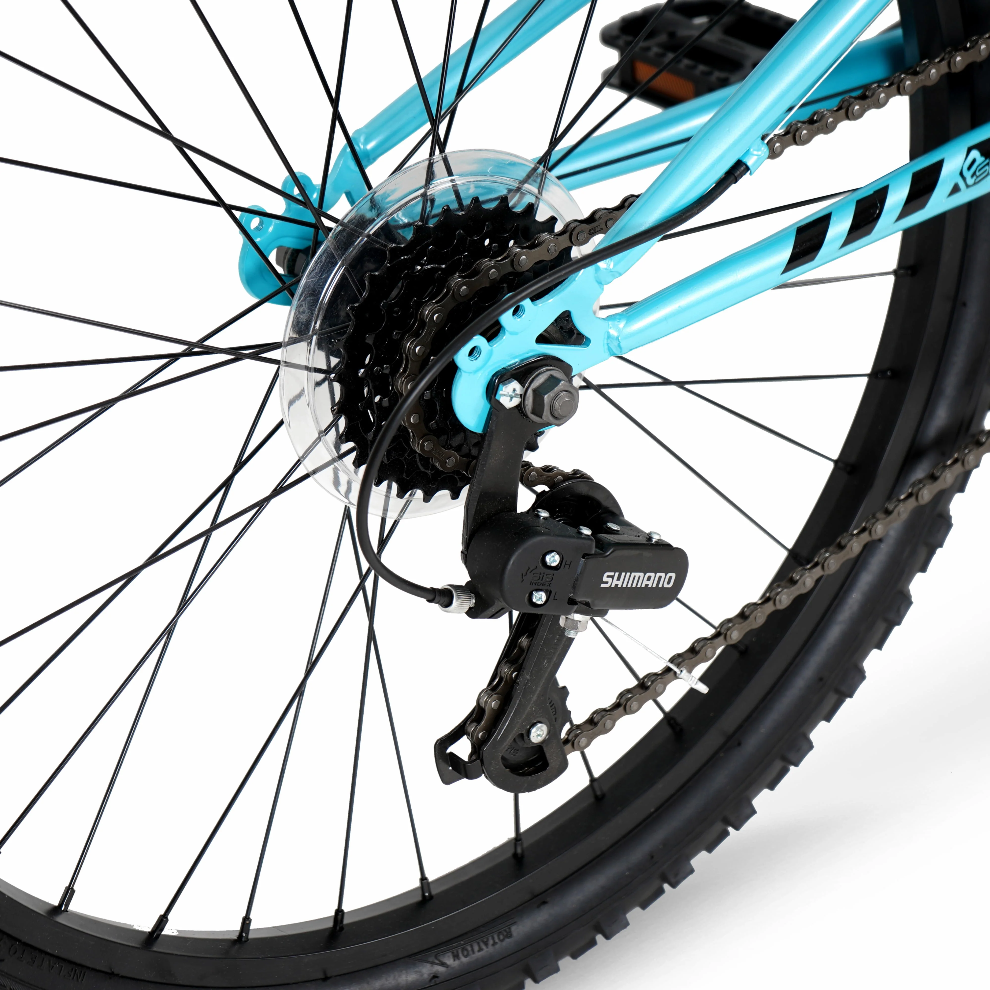 Hyper Bicycles 24 Girl's Swift Mountain Bike for Kids, Blue