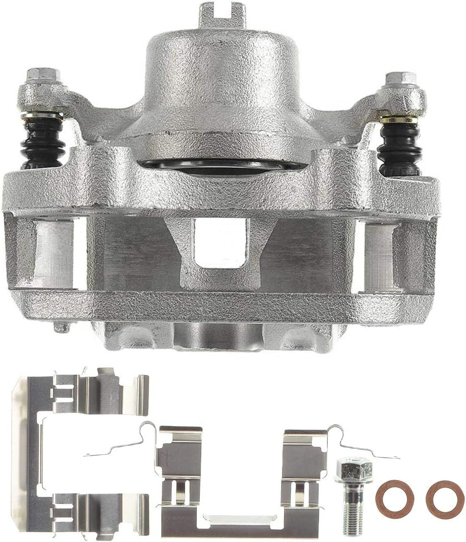 A-Premium Disc Brake Caliper Assembly with Bracket Compatible with Infiniti I35 2002-2004 Nissan Altima 2002-2006 Maxima 2002-2003 2008 Front Left