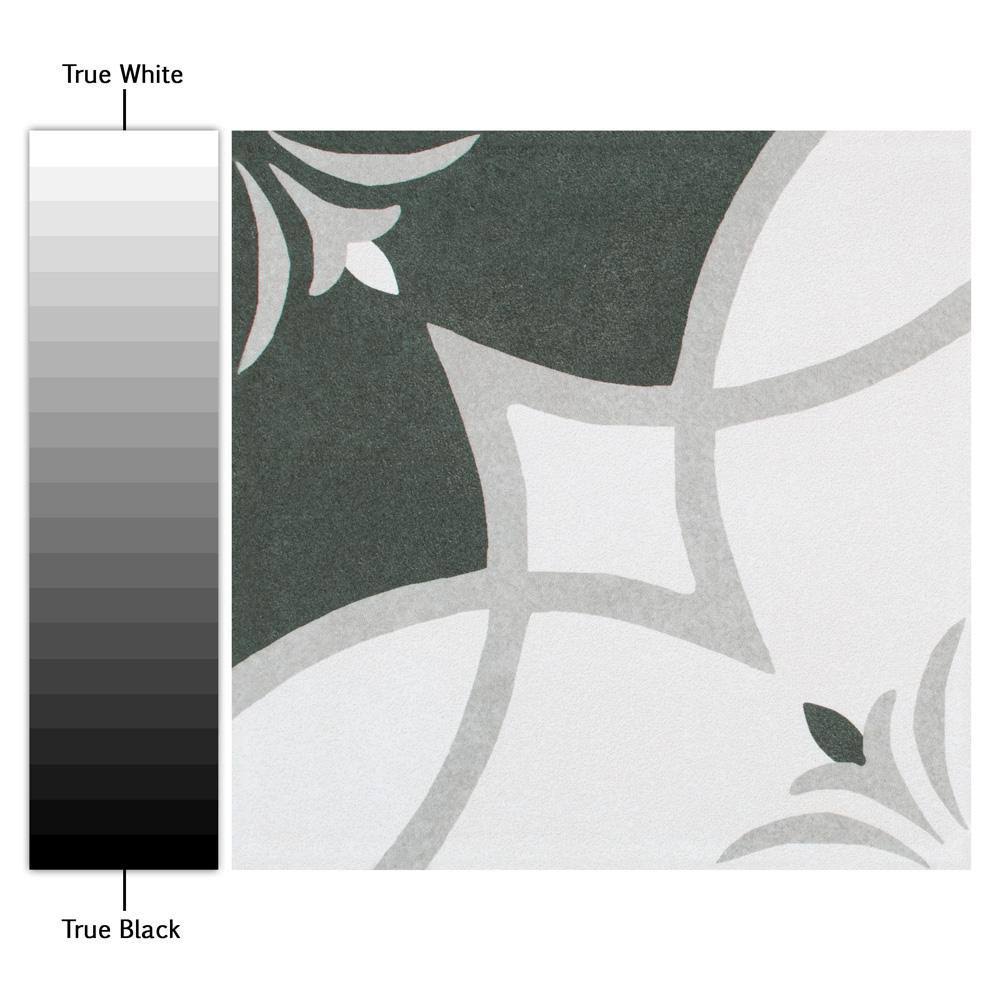 SomerTile 7.75x7.75-inch Thirties Crest Ceramic Floor and Wall Tile (25 tiles/11 sqft.) Case