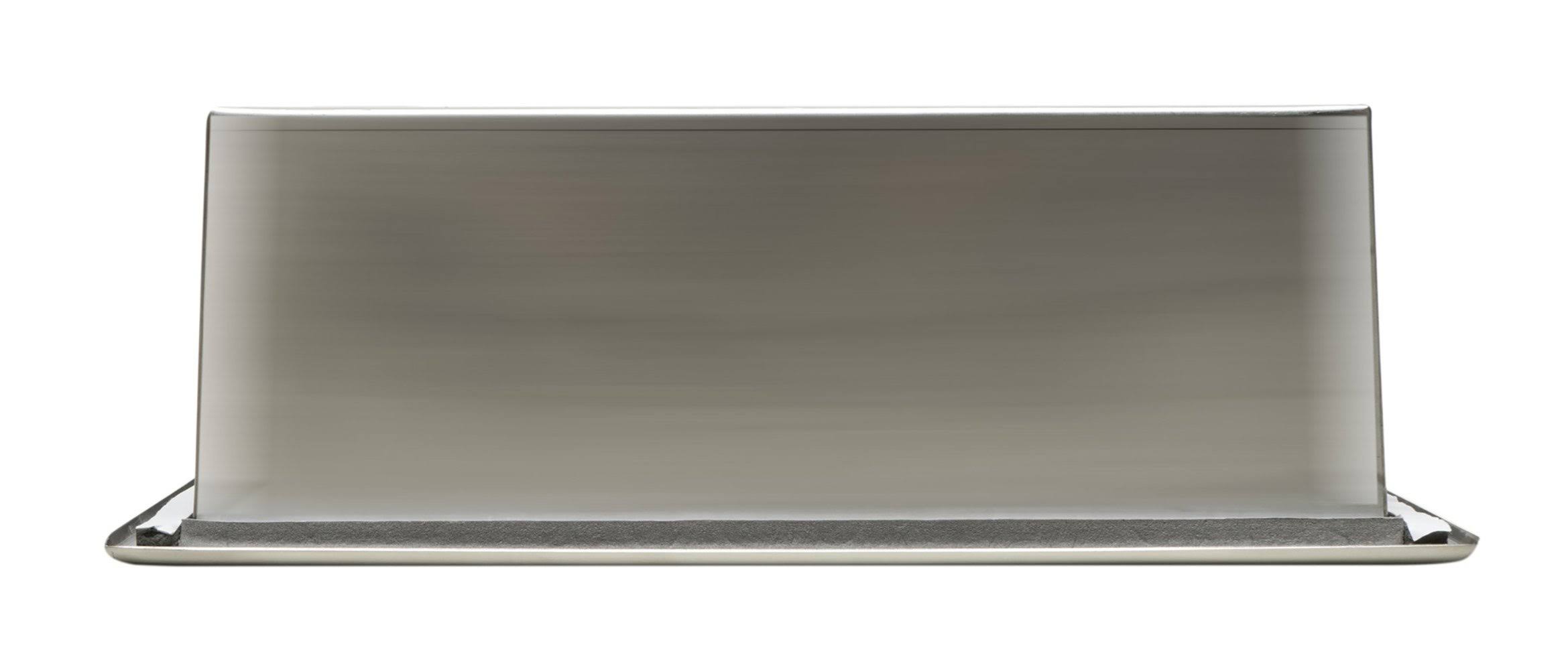 Alfi Brand ABN1224-BSS 12 x 24 Brushed Stainless Steel Vertical Double Shelf Bath Shower Niche