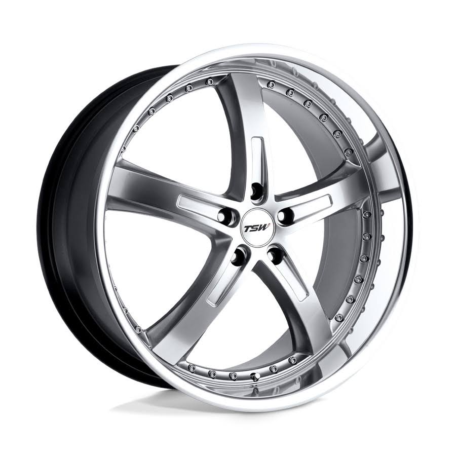 TSW Jarama 20x8.5 5x120 +35mm Hyper Silver Wheel Rim