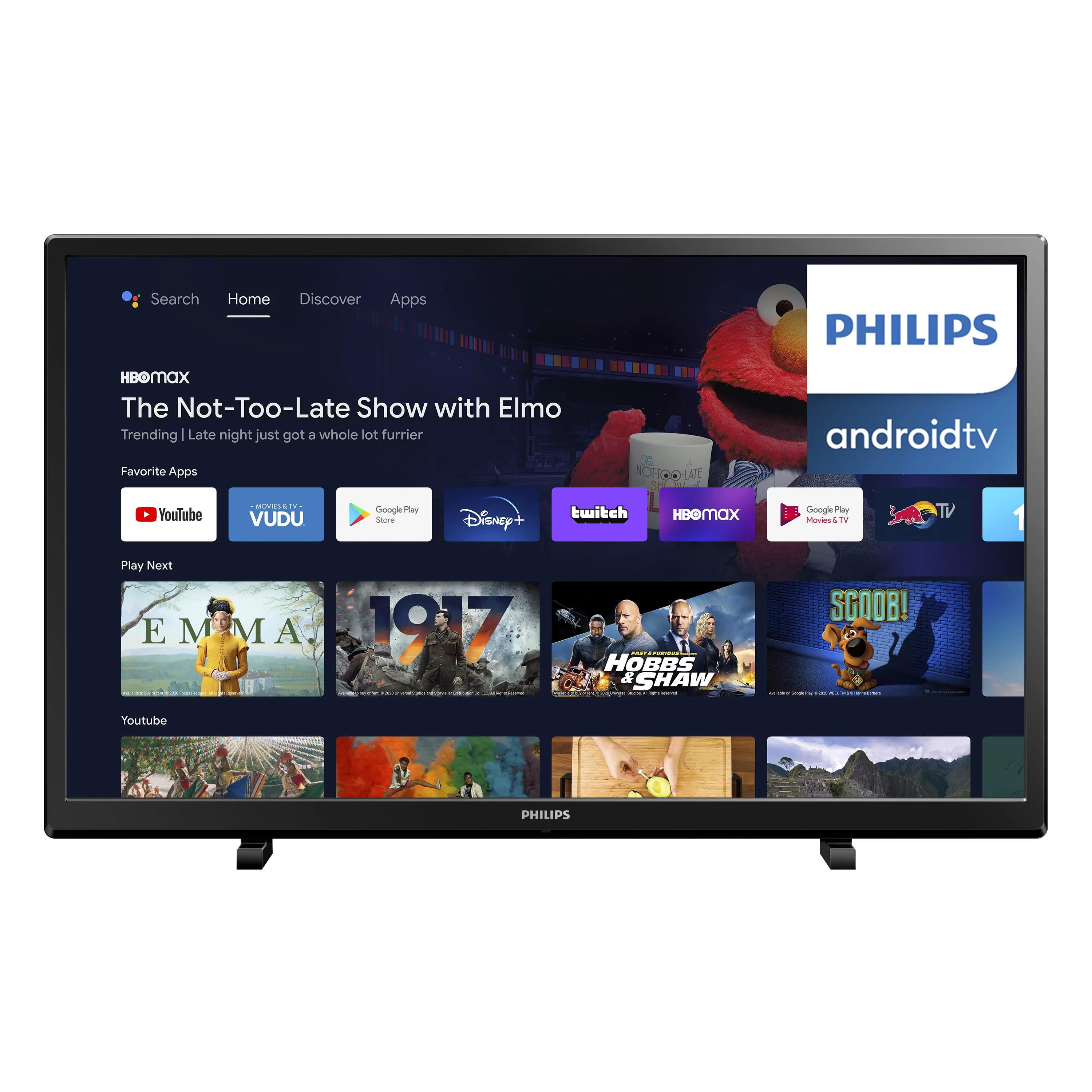 Philips 32" Class HD (720p) Android Smart TV with Google Assistant (32PFL5505/F7) - Curated Treasures Market
