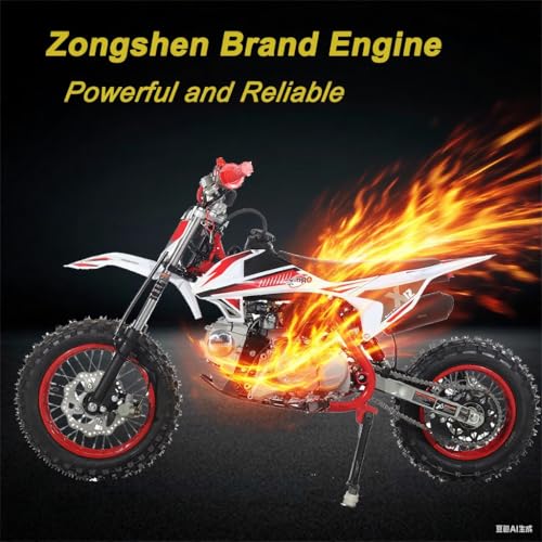X-PRO X12 110cc Dirt Bike Automatic Transmission Electric Start Gas Dirt Bike Pit Bikes Youth Dirt Pitbike,12"/10" Tires!
