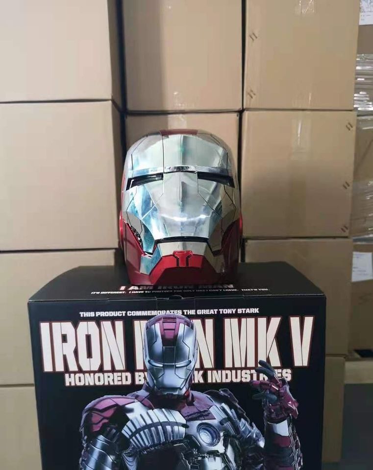Avengers Marvel Legends Iron Man Electronic Helmet - Multicolor