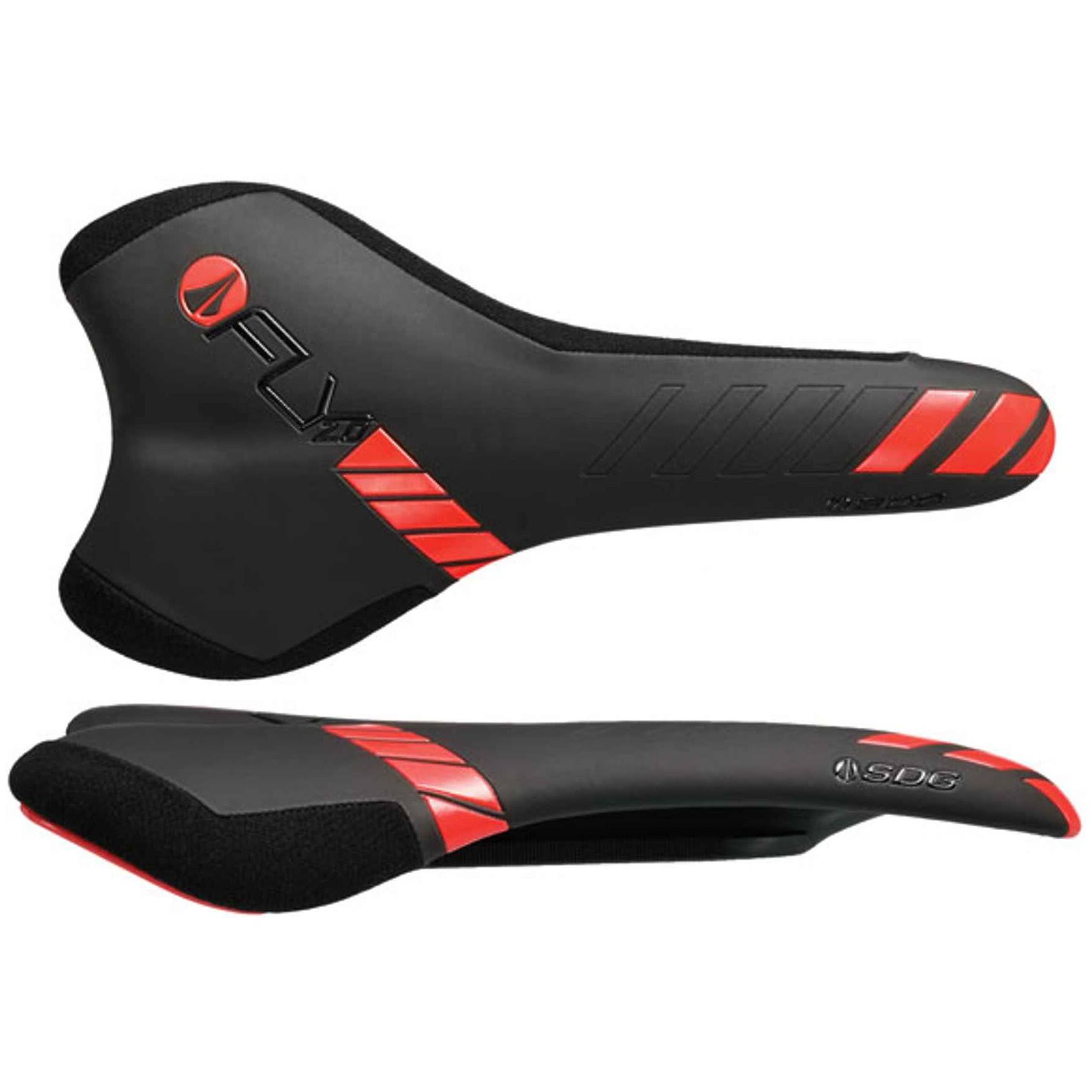 SDG I-Fly 2.0 I-Beam Saddle - Black/Red