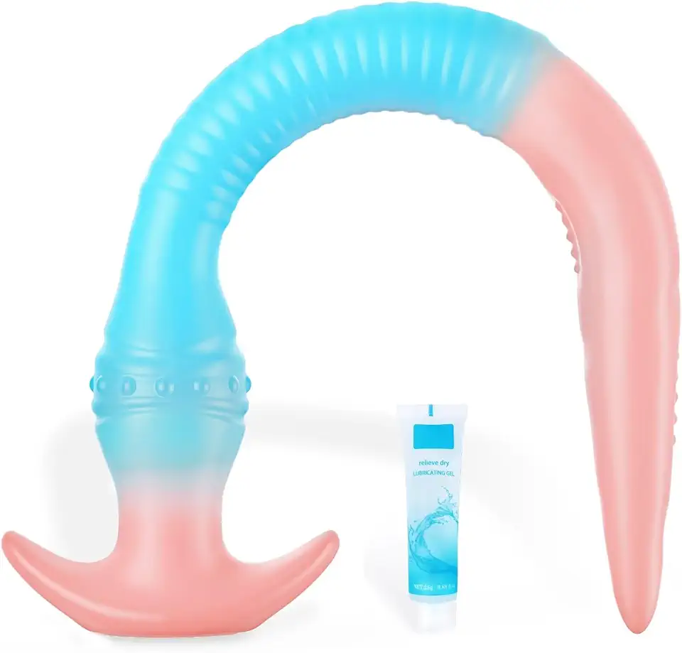 Large Butt Plug Anal Toys,22.5 Inch Long Dildo,Silicone Monster Big Dildo for Prostate Massager & Anal Training