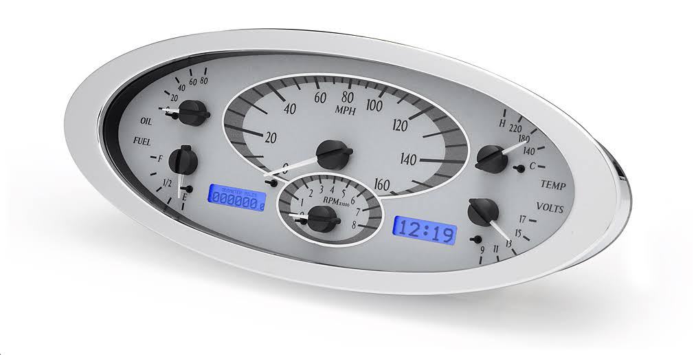 Dakota Digital 1932 Ford Car Analog Dash Gauge Instrument System Vhx-32F White