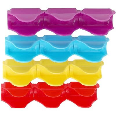 Taco Holder Stand/Single Taco Trays PP Material Hard and Sturdy, Multi Coloured, for Serving Up Hard Shell Food, Dishwasher Safe