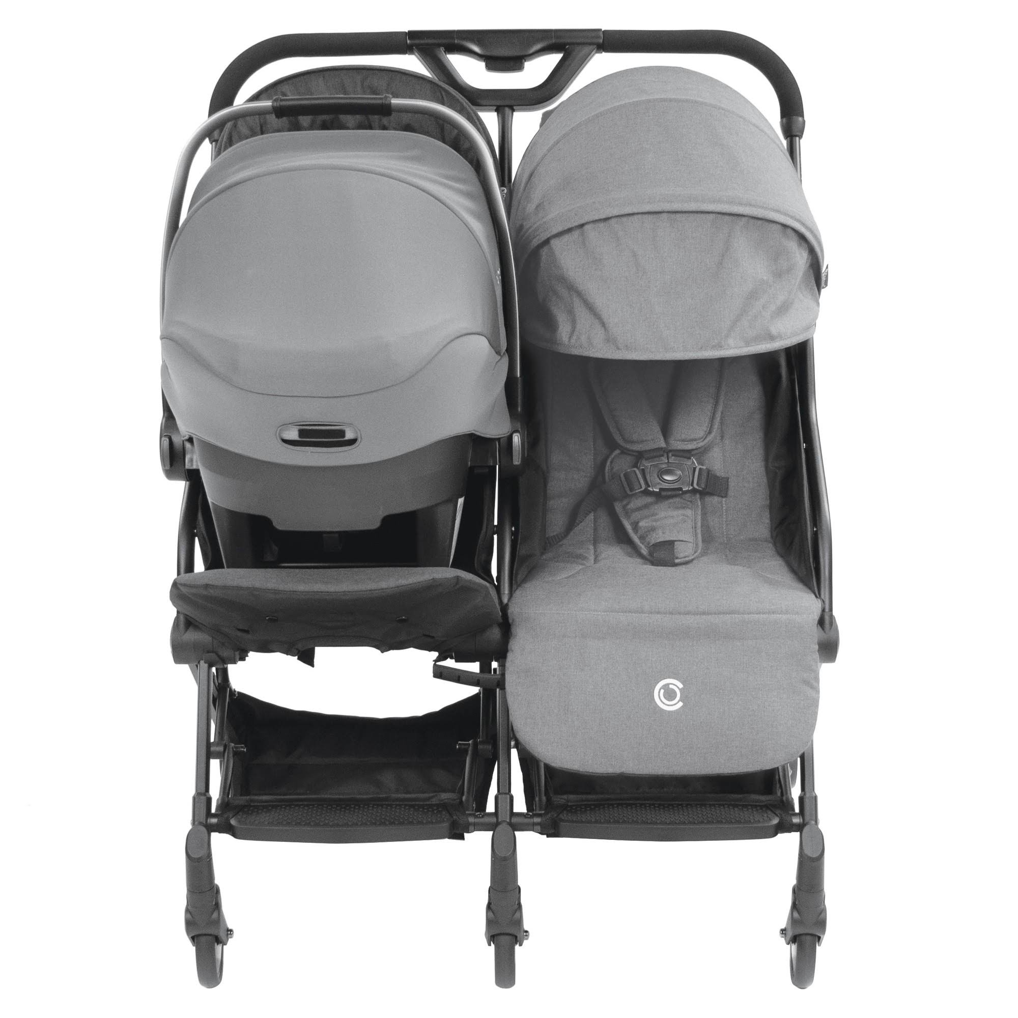 Contours Bitsy Double Stroller - Gray