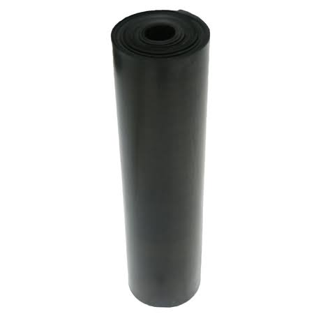 Rubber-Cal 20-111 Nitrile Sheets -60A- 1/8x22 x 3 ft W x 18 ft L - Black