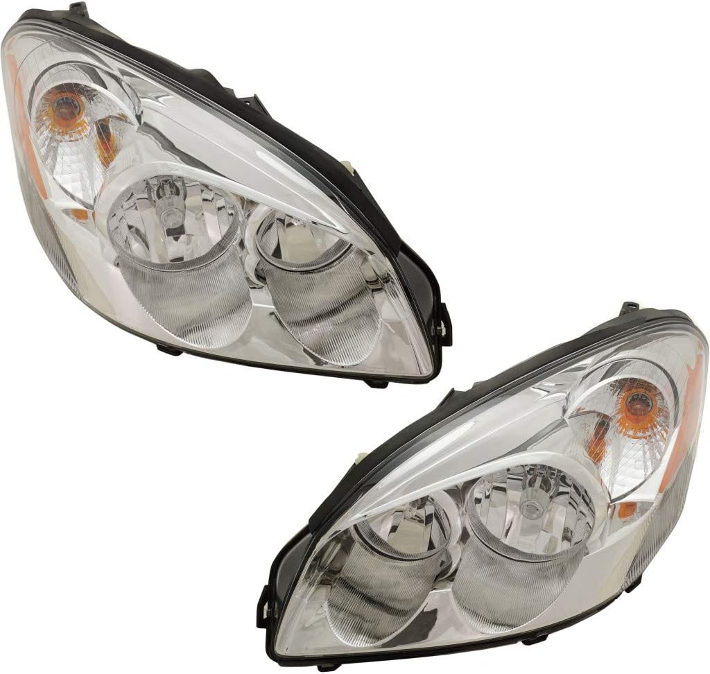 CarLights360: For Buick Lucerne Headlight 2009 2010 2011 Pair Driver and Passenger Side w/Bulbs CAPA Certified GM2502277 + GM2503277