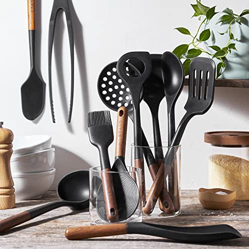 Staub Silicone Cooking Utensils, 11, Black