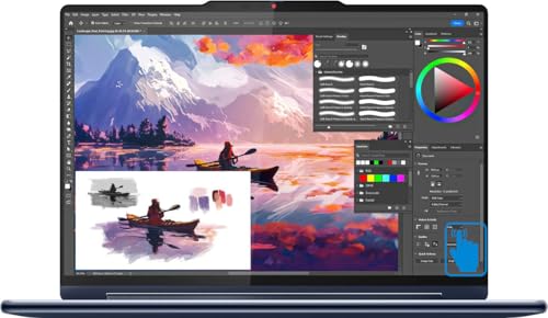 Lenovo Yoga 9i AI Powered 2-in-1 Laptop 14.0" 120 Hz Touchscreen OLED 2.8K (Intel Ultra 7-155H, 16GB LPDDR5X, 2TB PCIe SSD, Active Pen, Backlit KYB