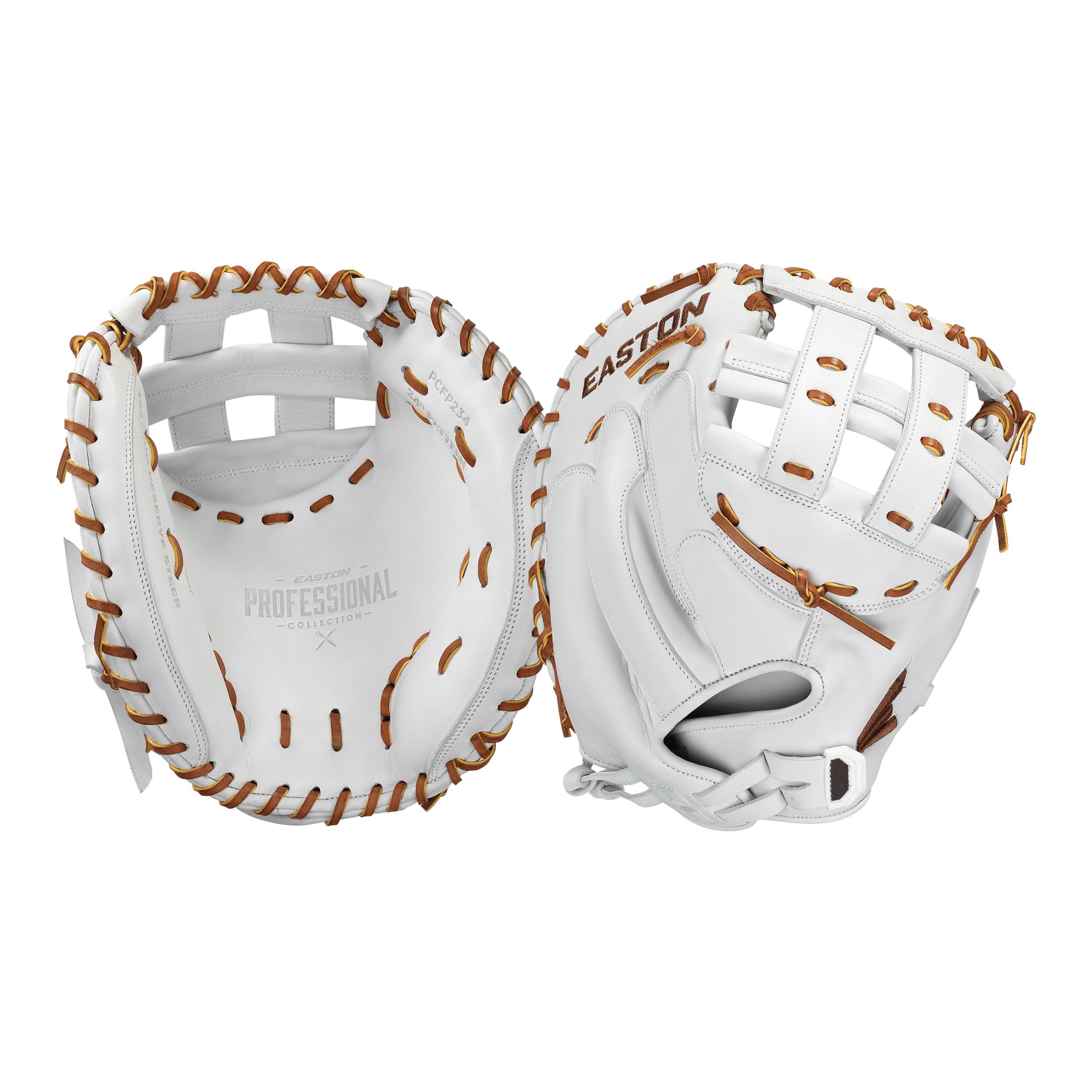 2021 Easton Professional Collection 34x22 Fastpitch Softball Catcher&s Mitt PCFP234
