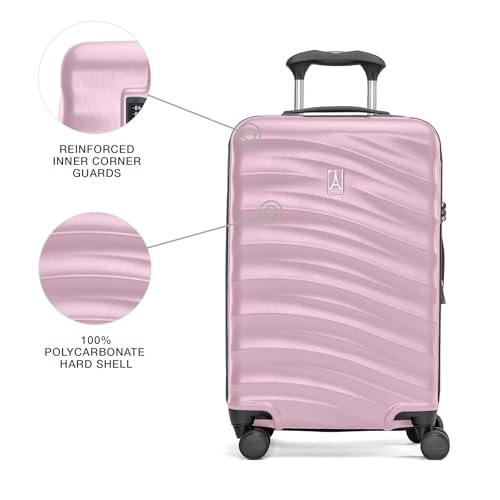 Travelpro Maxlite Air V2 Hardside Expandable Carry on Luggage, 8 Spinner Wheels, Lightweight Hard Shell Suitcase, TSA lock, Black, Carry On 21-Inch