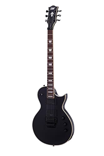 IYV 6 String IYV-ILP-400FR Solid Body wilth Floyld Rose Tremelo Electric Guitar, Satin Black, Right, (ILP-400FR)