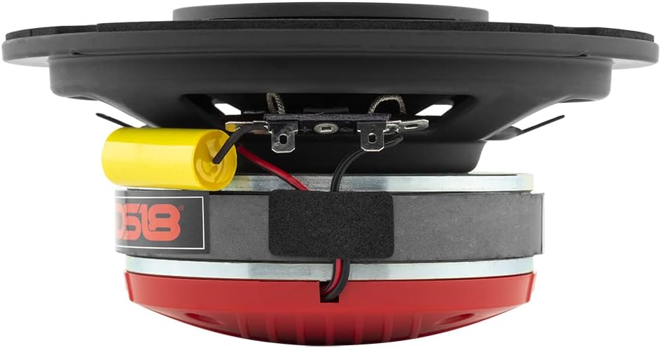 DS18 PRO-HY6.4MSL 6.5" Shallow Hybrid Mid-Range Car Audio Loudspeaker with Built-in Driver with Built-in Driver and Grill Included 300W Max 150W RMS