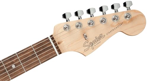 Fender Squier Stratocaster - Torino Red Bundle with Amplifier, Gig Bag, Strap, Instrument Cable, Picks, and Austin Bazaar Instructional DVD