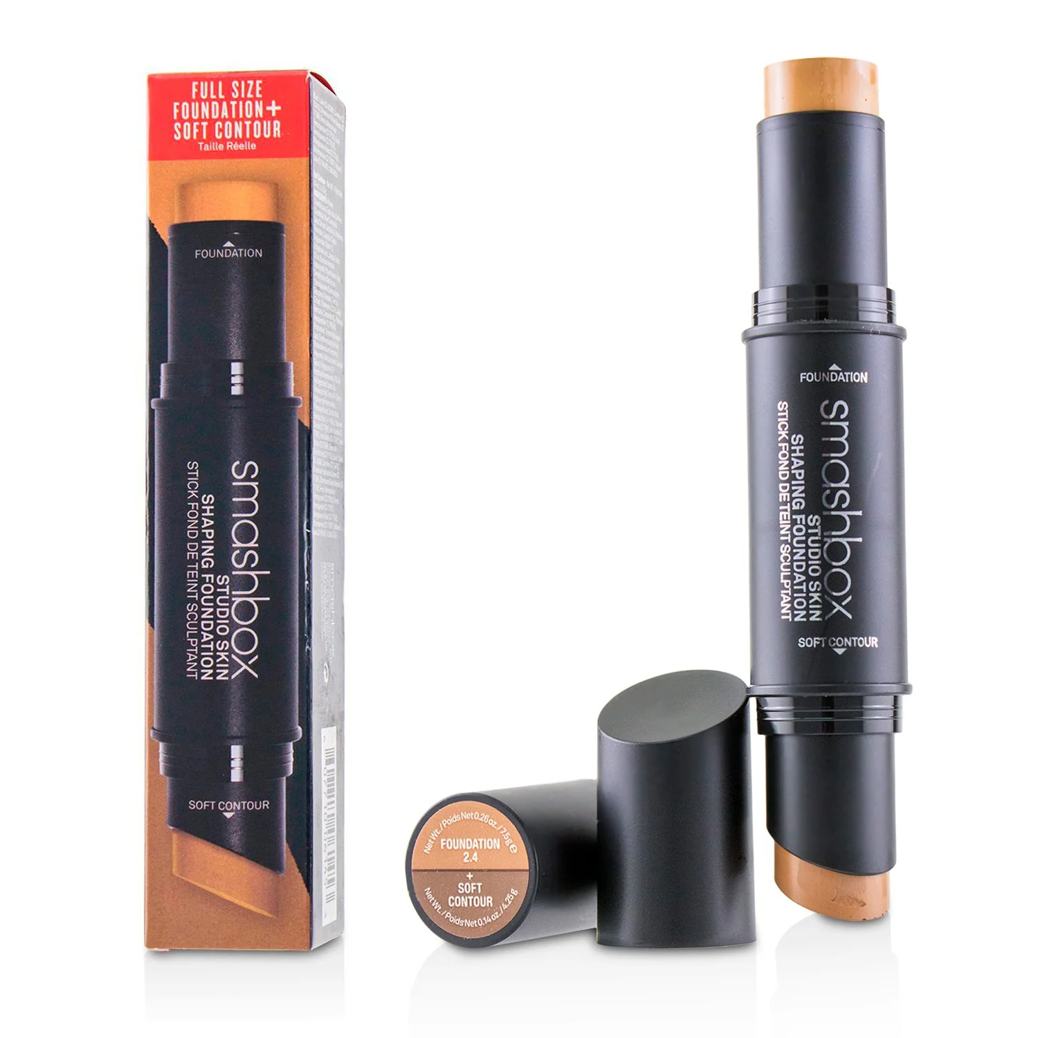 Smashbox Studio Skin Shaping Foundation + Soft Contour Stick - # 3.3 Warm Medium Beige  11.75g/0.4oz