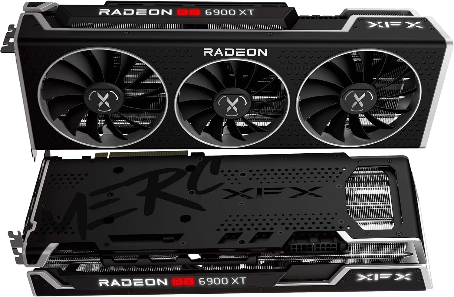 XFX Speedster MERC319 AMD Radeon RX 6900 XT Black Gaming Graphics Card with 16GB GDDR6, HDMI 2,1, 2xDP, USB-C, AMD RDNA 2 RX-69XTACBD9