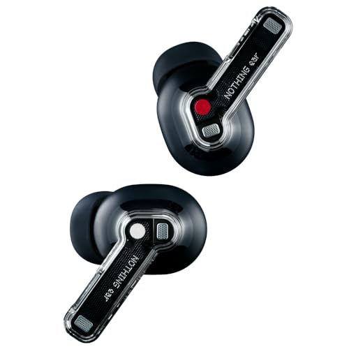 Nothing Ear Wireless Earbuds with ChatGPT Integration, Smart ANC, Hi-Res Audio with LDAC & LHDC, 11mm Dynamic Bass Boost, 40.5H Playtime