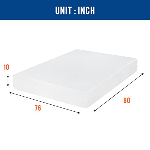 FDW 8 inch Twin Mattress Gel Memory Foam Mattress for Cool Sleep & Pressure Relief