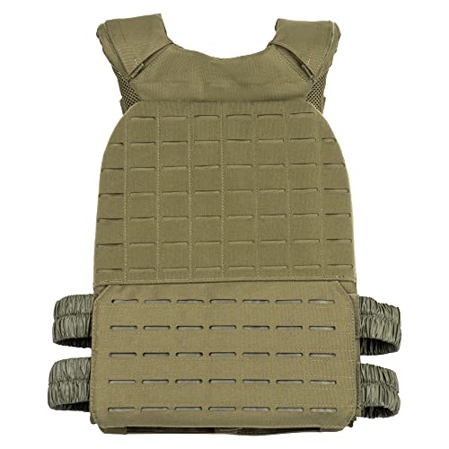 WOLF TACTICAL Adjustable Weighted Vest &ndash; WODs, Strength and Endurance Training, Fitness Workouts, Running