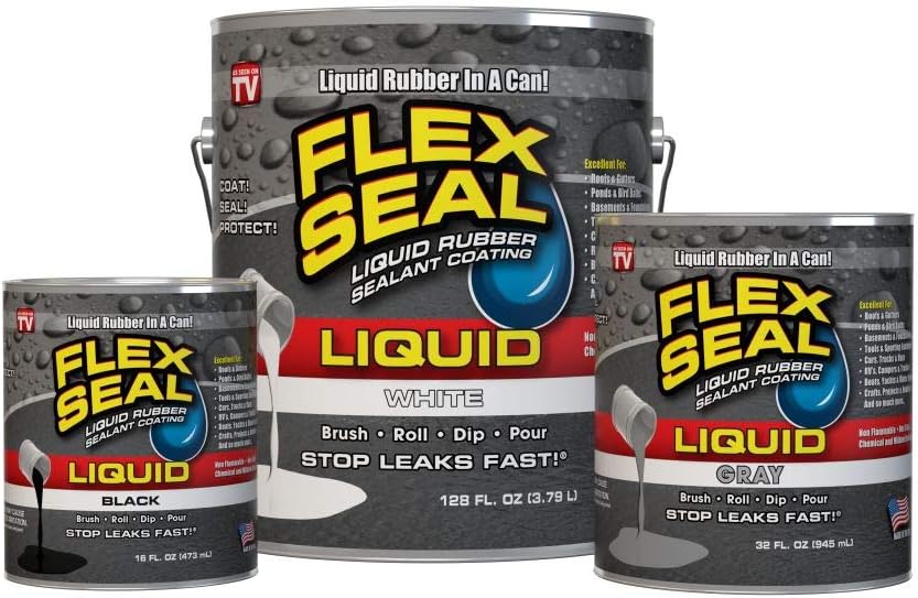 Flex Seal Liquid Rubber in a Can, 1-gal, Gray