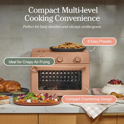 Our Place Wonder Oven | 6-in-1 Air Fryer & Toaster Oven with Steam Infusion | Compact, Countertop Friendly, Fast Preheat, Multifunctional | Air Fry